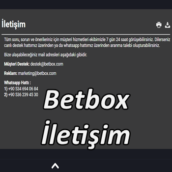 Betbox iletişim