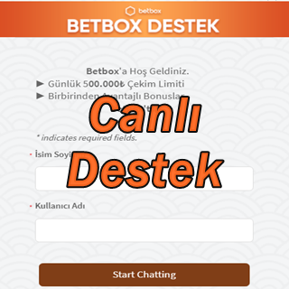 Betbox canlı destek